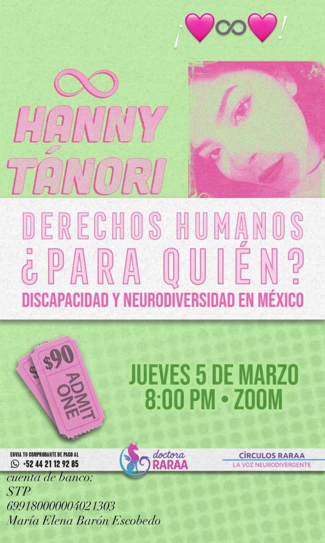 Evento: Derechos Humanos ¿Para Quién? — Discapacidad y neurodiversidad en México